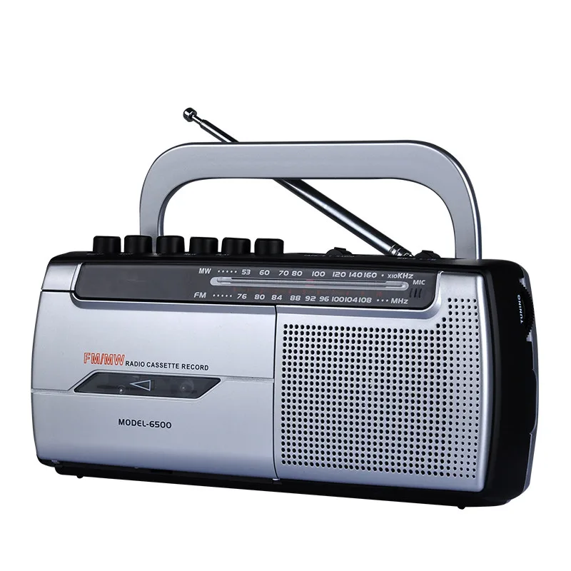Магнитофон walkman кассета Студенческая машина FM/MW радио портативный динамик запись звука аудио воспроизведение AC DC мощность