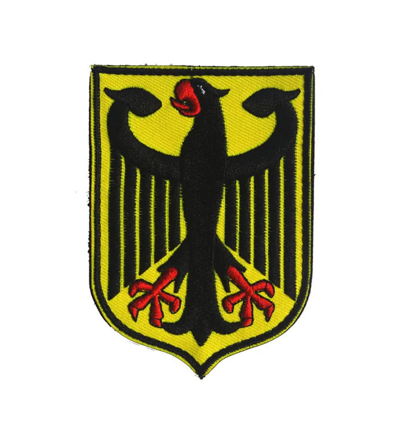 3D немецкие вышитые нашивки с y-образным флагом Германия военные тактические