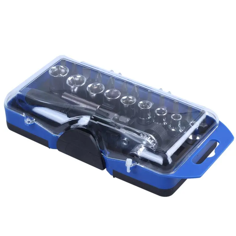 23 in 1 Precision Mini Ratchet Screwdriver Bits Set Sockets Repair Tool Kit | Инструменты