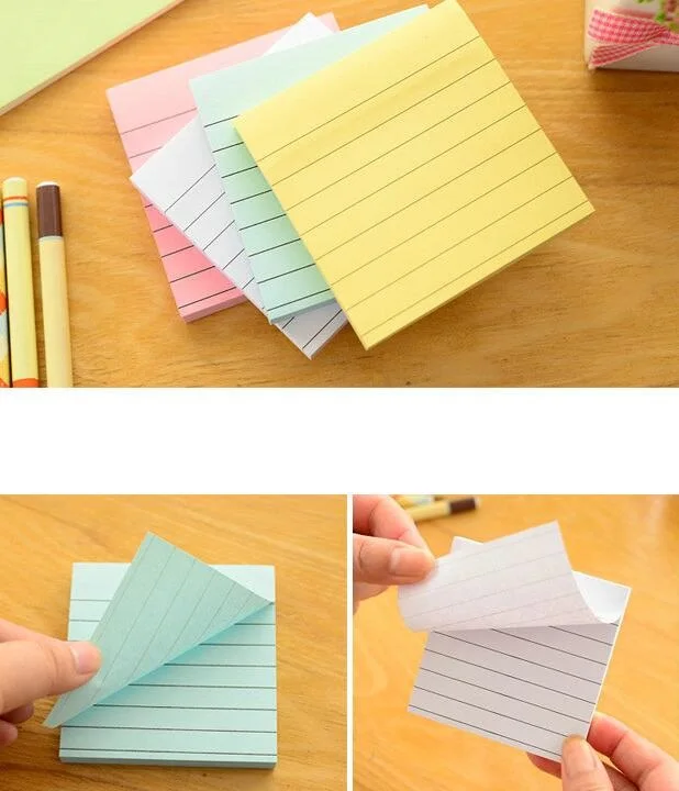 1 упак./лот простой с радужным топазом Макарон Блокнот бумаги для заметок на