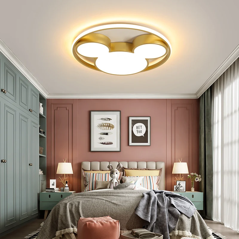 $83.29 Nordic mich home decoration salon bedroom decor smart led lamp lights for room dimmable ceiling light lamparas indoor lighting