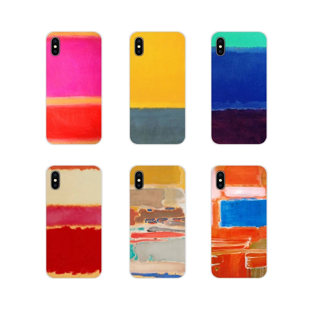 Для Apple iPhone X XR XS 11Pro MAX 4S 5S 5C SE 6S 7 8 Plus ipod 5 6 Аксессуары для телефона Чехлы Mark Rothko