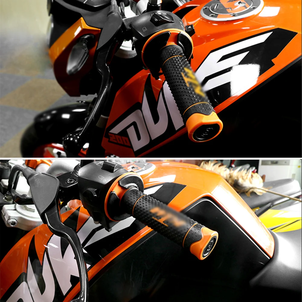 

7/8"22mm Motorcycles Rubber Handle Bar Grips Motocross HandleBar For KTM SIX DAYS 500 505 525 530 EXC XC-W SX-F XC-F SX-R/EXC-R
