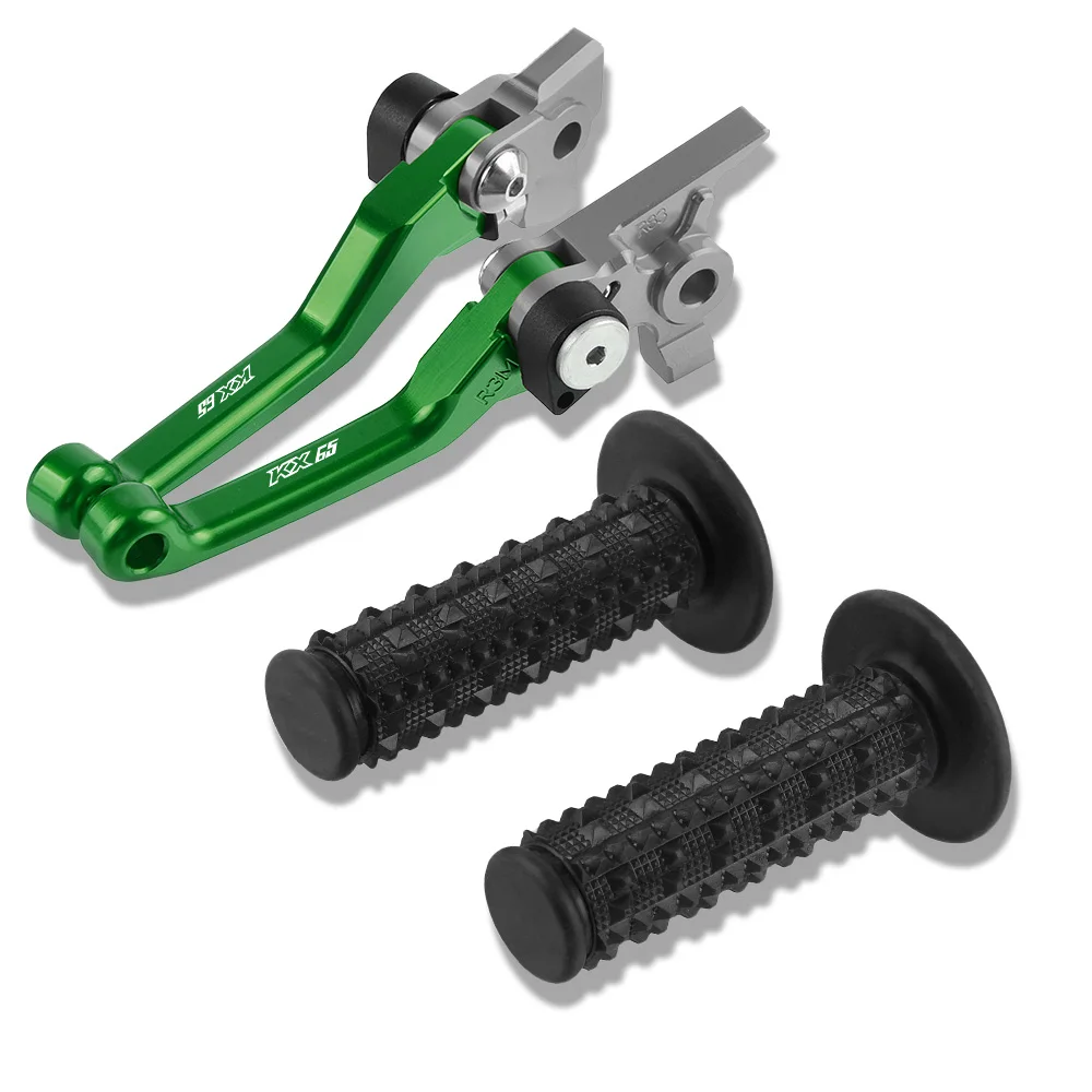

Dirt Bike Handle grips handlebar grip & Brake Clutch Lever FOR KAWASAKI KX65 2000 2001 2002 2003 2004 2005 2006 2007 2008 2009