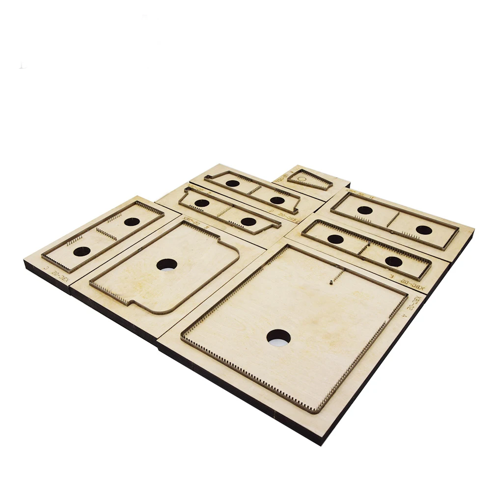 Японское стальное лезвие с деревянным лезвием длинный стильный кошелек для