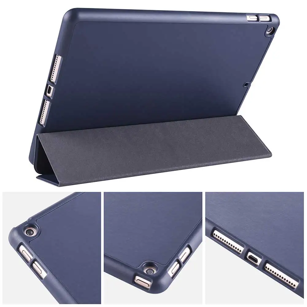 Чехол для iPad 7 10 2 дюйма Air 3 2019 Pro 5 чехол планшета с карандашом кожаный флип умный Mini