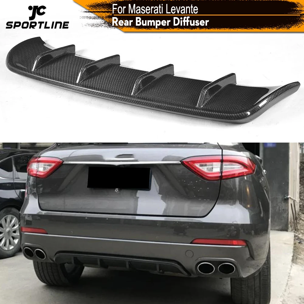 Задний бампер диффузор губа спойлер для Maserati Levante Base S Sport Utility 4 двери 2016 2019