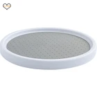 Вращающаяся подставка-органайзер для приправ и напитков, круглая подставка, маслостойкая, нескользящая подставка, кухонные аксессуары