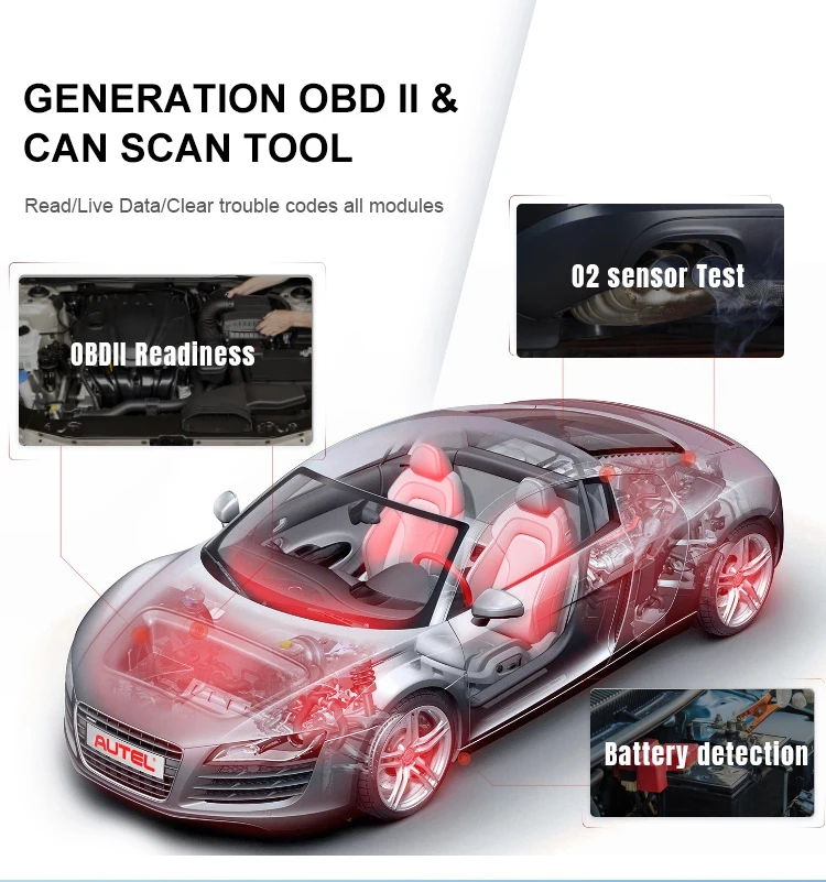 Считыватель кодов двигателя KONNWEI KW860 KW850 OBD2 EOBD2 автоматический диагностический