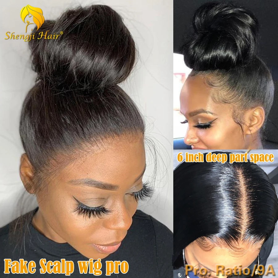 Парик с прямыми кружевами спереди предварительно выщипанные детскими волосами