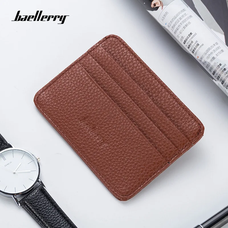 Baellerry Корейский простой мужской держатель для карт ID банк Кредитная карта
