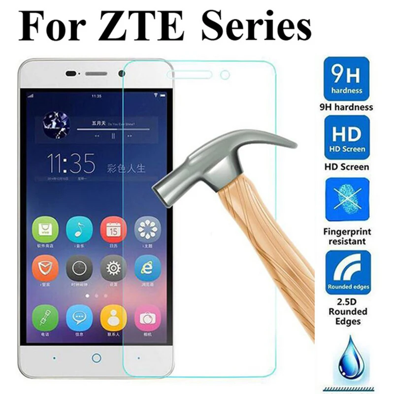 Закаленное стекло для zte Blade A330 A521 A520 A520C L7 A610 V7 Lite V9 Vita Z10 A510 A4 Защитная пленка