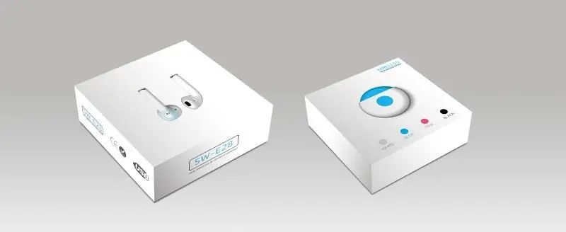 20 шт./лот ws-E28 наушники-вкладыши TWS bluetooth гарнитура 5 0 реальная Беспроводная мини i7s