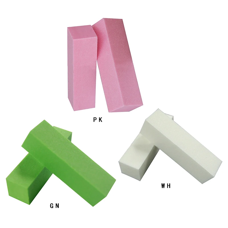 

10Pcs/Set Polish Manicure Pedicure Sanding Nail Art Tool Nail Buffers Files For UV Gel White Nail File Buffer Block
