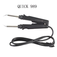 newest tweezers iron quick 989 soldering iron handle with original hakko937 quick 969 967 936esd and other solder station use