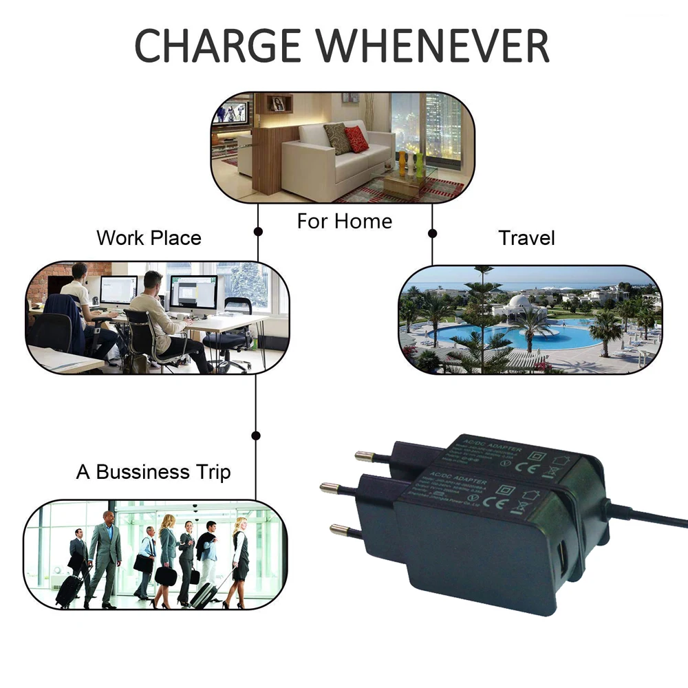 VIPATEY USB настенное зарядное устройство с европейской вилкой 5 В 2 А быстрое для