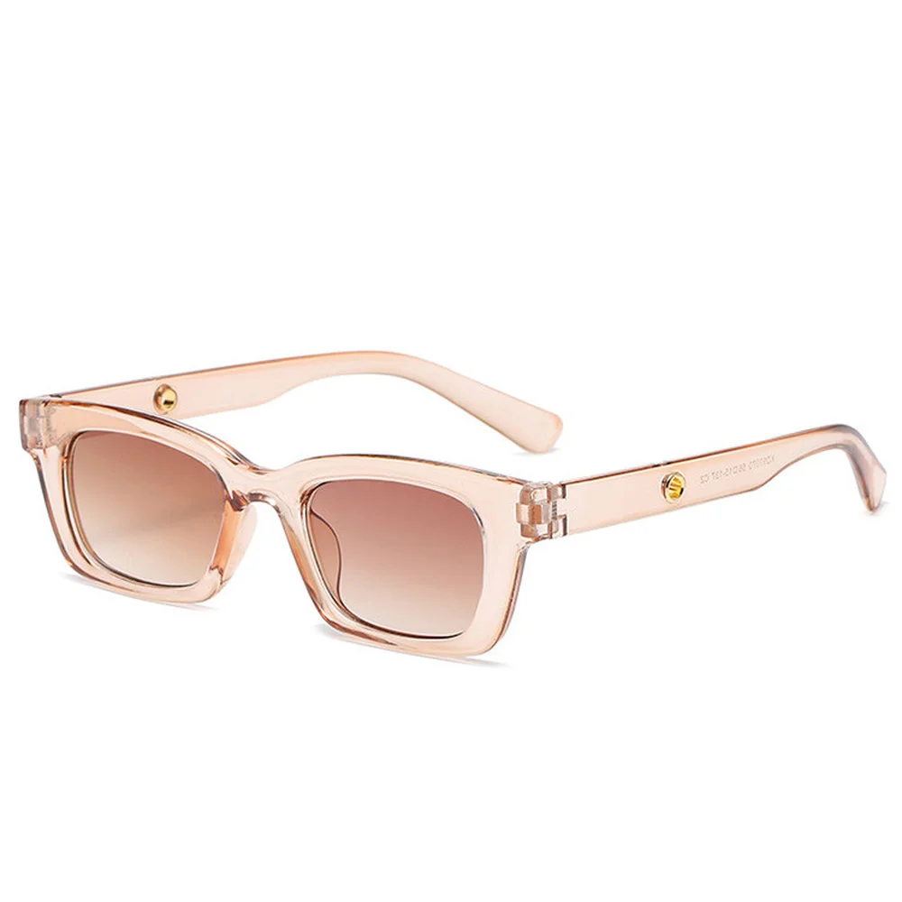 

Unique Cat Eye Style Women's Sunglasses Rectangle Rivet Frame Decoration Sun Glasses Tourism Celebrity Recommend Shades Glasses