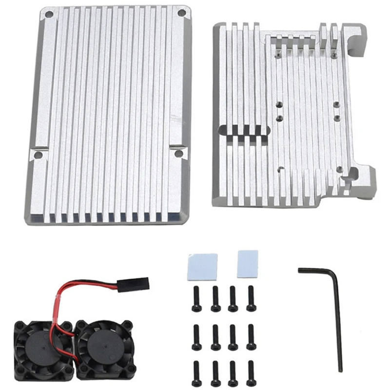 Корпус с ЧПУ из алюминиевого сплава металлический корпус двойным охлаждающим