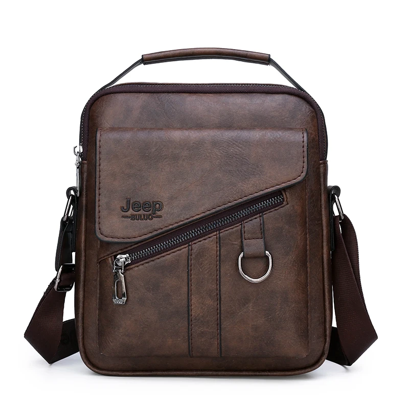 

Retro Men's Handbag Shoulder Bag High Quality PU Leather Crossbody Business Bag Male Messenger Luxury Bags Designer Men's Bag