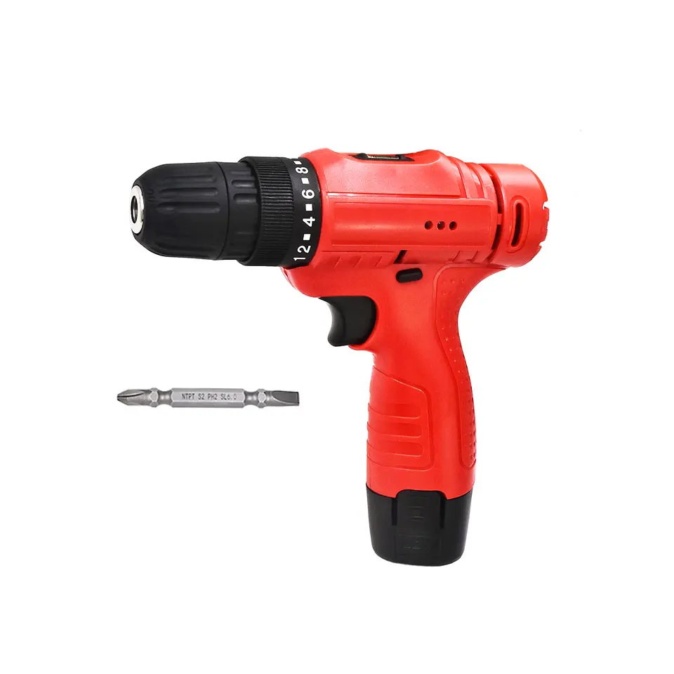 

GOXAWEE 12V Electric Screwdriver Mini Cordless Drill Wireless Power Driver Tools Rechargeable Lithium Battery Screwdriver