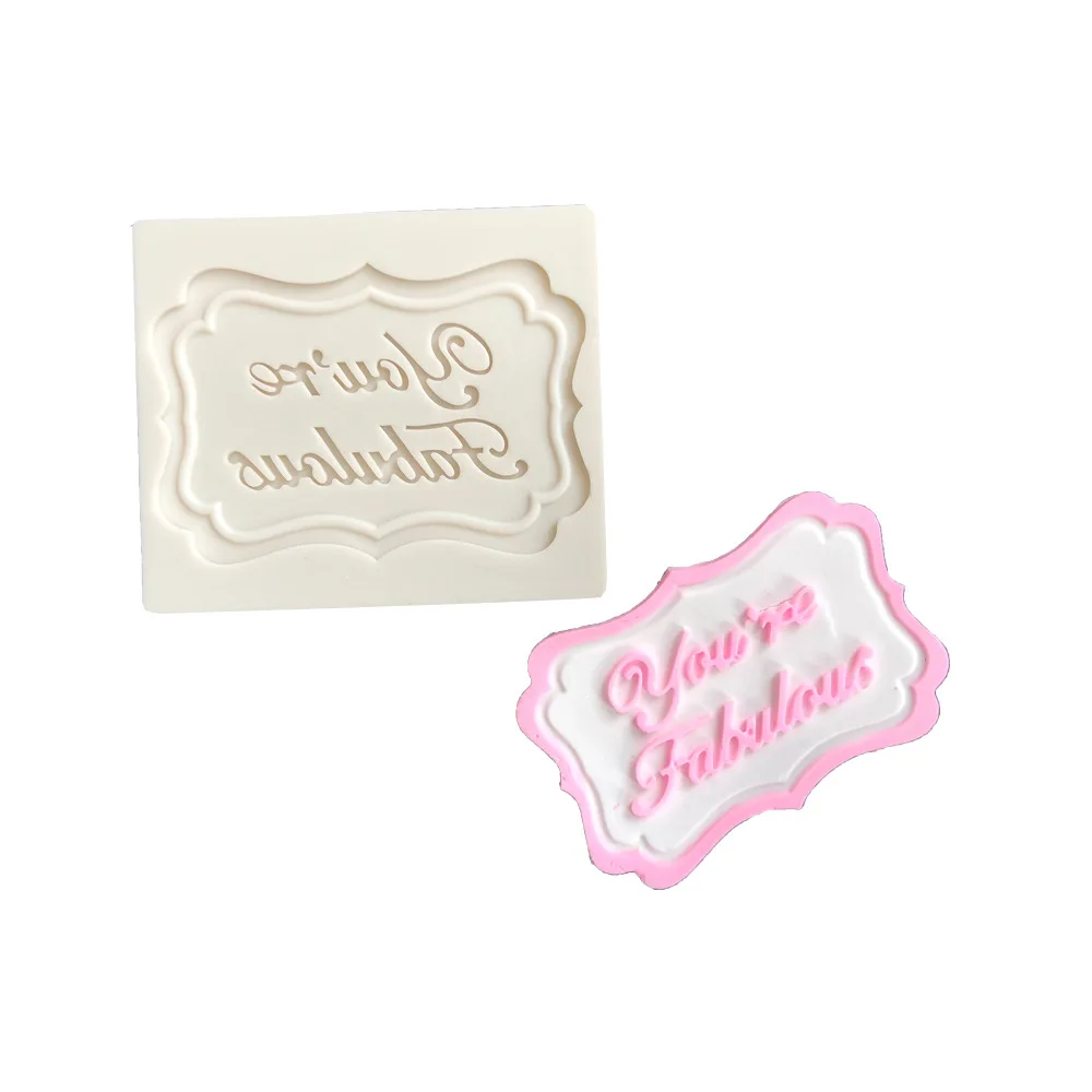 1 шт. DIY силиконовые формы с надписью на день рождения шоколадные помадные