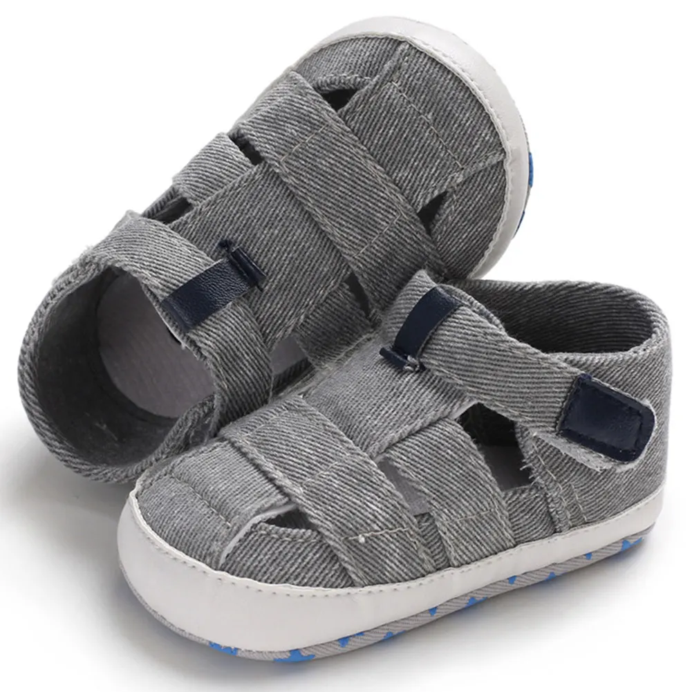 

Baby Shoes Summer Newborn Baby Canvas Baotou Non-Slip Soft-Soled Toddler Shoes Outdoor Sports And Leisure Baby Shoes New