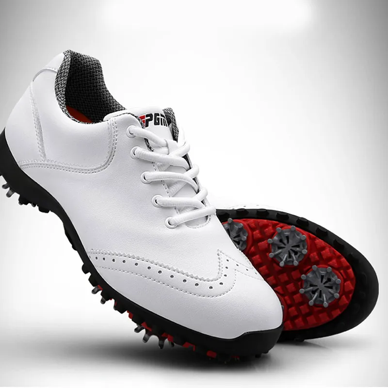 NEW Golf Ball Waterproof Golf Shoes Women Sports Activity Shoes Nail Style Ladies Shoe Brogue Breathable