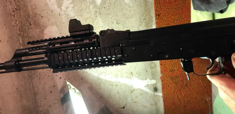 Тактический АК Handguard RIS Quad Rail system стандартный Пикатинни Вивер крепление рельсового прицела для AK47 74 AKs пистолет аксессуары Запчасти