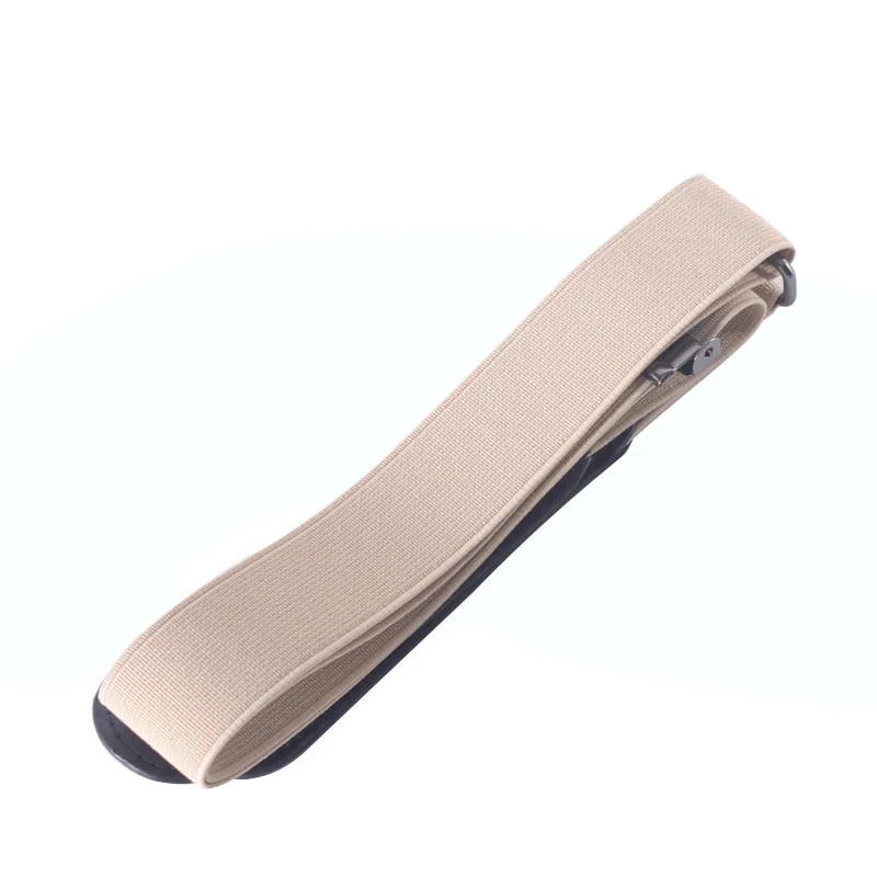 Ремень без пряжки для мужчин и женщин эластичный пояс джинсов брюк платьев