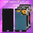 Catteny для Oneplus 3T A3010 Дисплей Замена для Oneplus 3 Дисплей 3T ЖК кодирующий преобразователь сенсорного экрана в сборе Бесплатная доставка