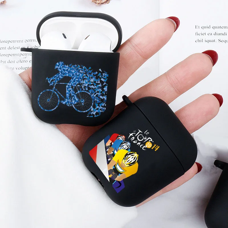 Чехол для Apple airpods 1/2 из мягкого ТПУ силикона и черного цвета с функцией Bluetooth |