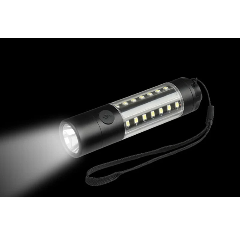 Фонарик ZHIYU T6 COB ультра яркий перезаряжаемый от USB Рабочий фонарь для кемпинга
