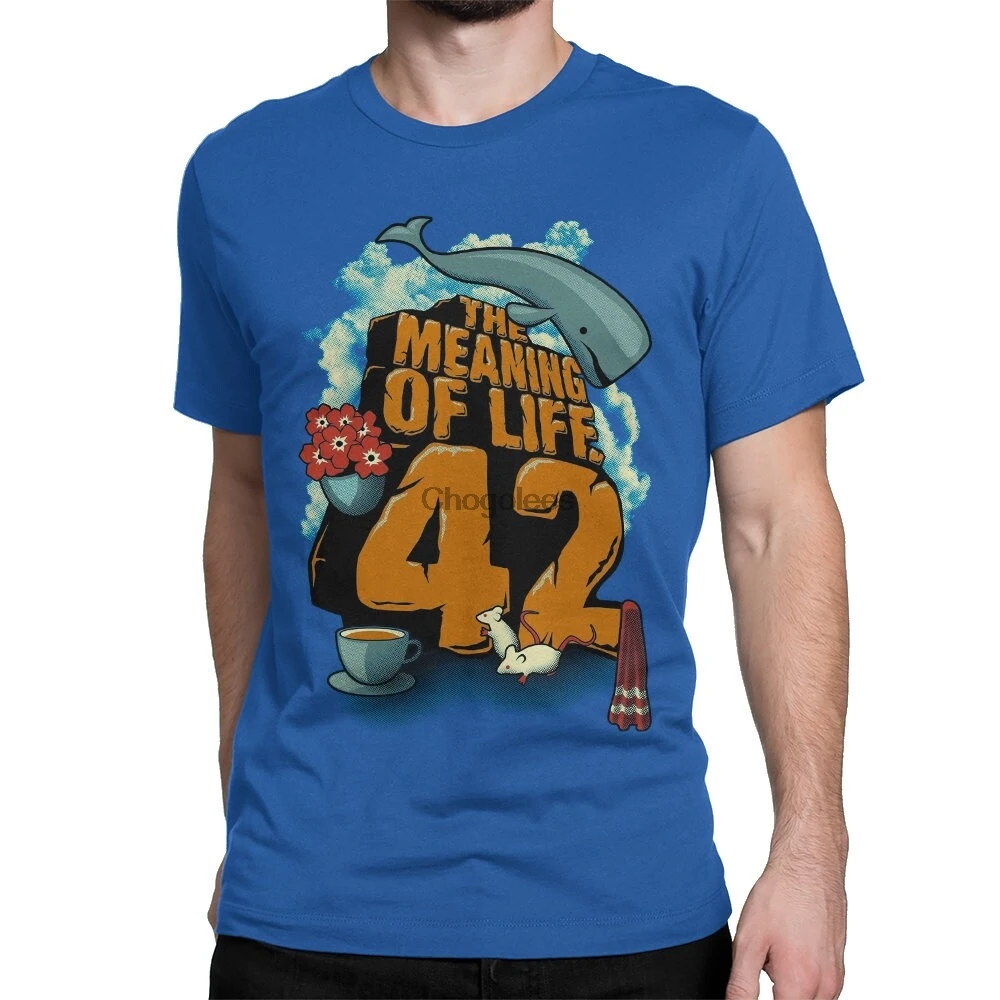 Футболка Мужская/женская с надписью The значение life 42 | Футболки на заказ