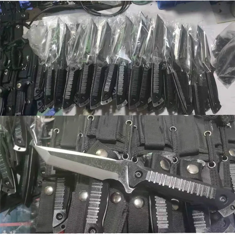 

2019 Newest Fixed Blade Tactical Knives with Sheath Tanto Blade Outdoor Survival Knife Tactical Knife Ergonomics Free Shipping