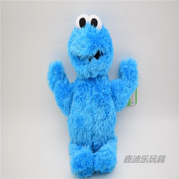 cookie monster 36 см Улица Сезам Элмо Плюшевые игрушки Мягкая кукла красное животное мягкие игрушки подарки для детей - Цвет: cookie monster
