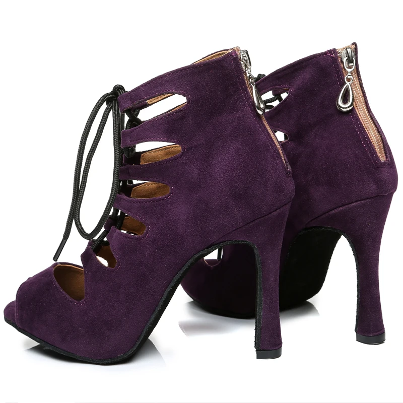 Туфли женские для бальных танцев Бальные на каблуке 3 дюйма красные кубинский