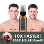 Натуральный безвредный Набор роликов для роста бороды, питательный усилитель, масло для бороды, масло для роста бороды для мужчин, против выпадения волос