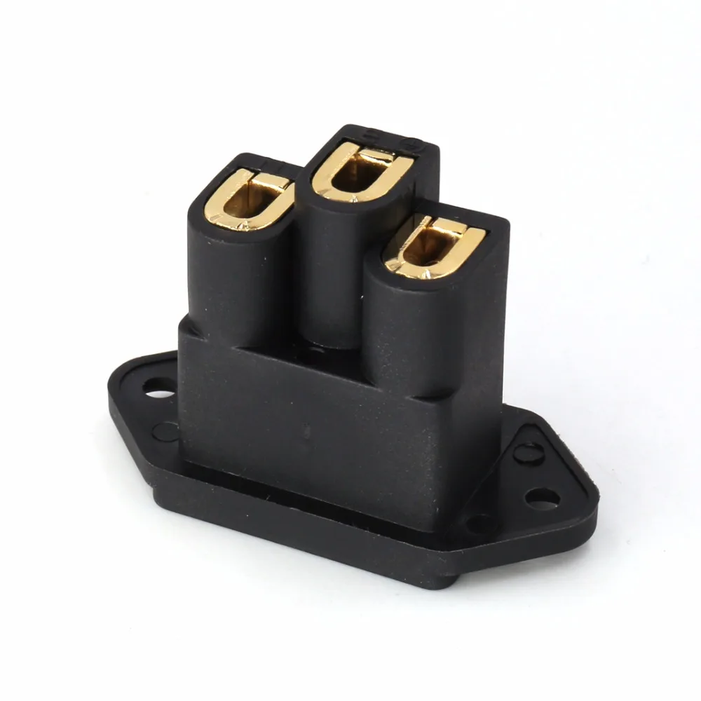 2 шт. FI-06(G) Втулка из чистой Медь с золотым покрытием AC IEC Входной разъем Hi-Fi