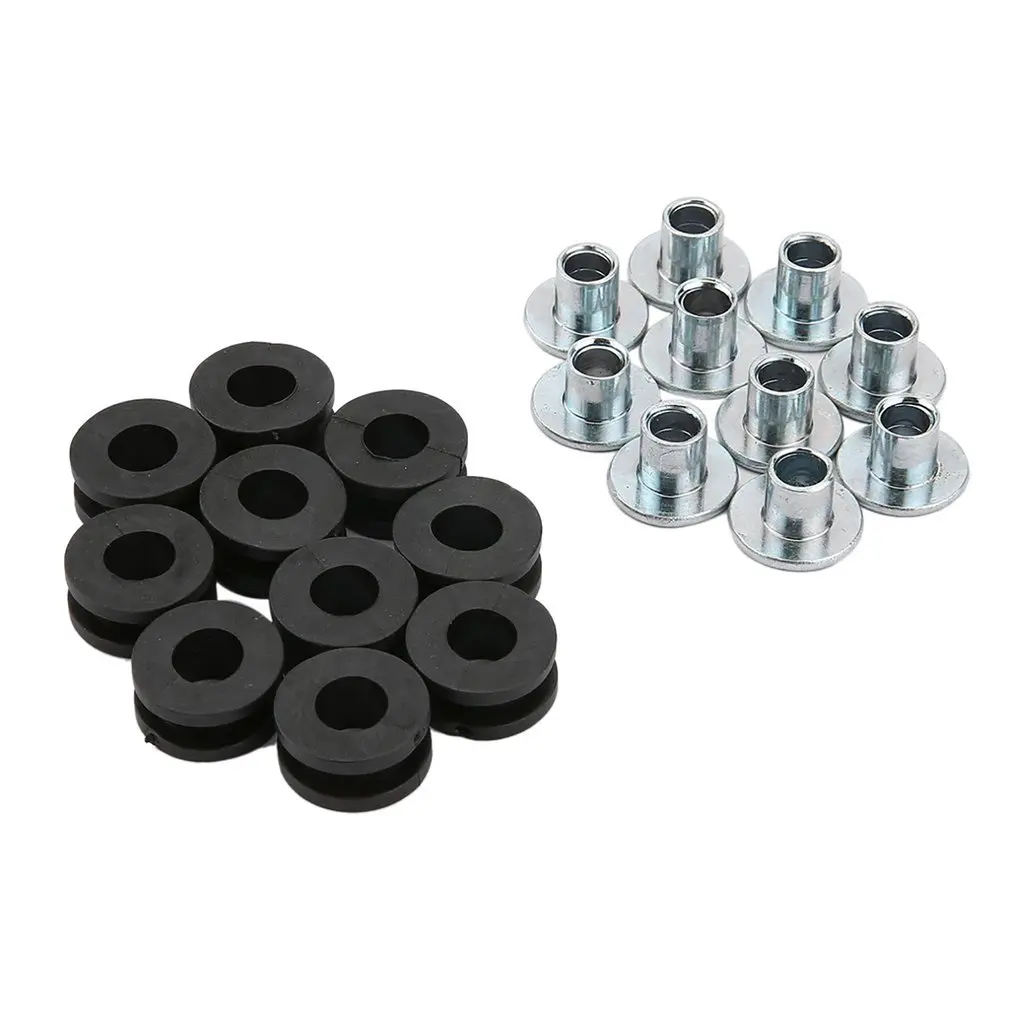 

Professional Motorcycle Rubber Grommets Bolt 10 PCS Autocycle Replacement For For For Suzuki For Kawasaki