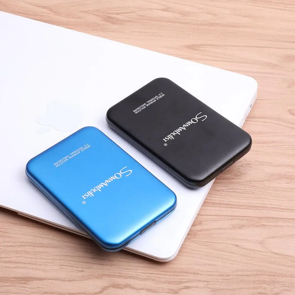 

Внешний жесткий диск SATA 2,5, 3,0 дюйма, USB 3,0, мобильный жесткий диск, ТБ/2 ТБ, подходит для ПК, Mac, планшета, Xbox, PS4