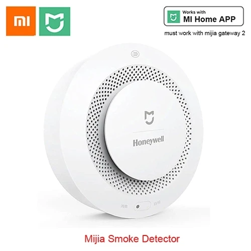 Fire Detector Xiaomi Aqara комплекты умного дома шлюз 3 хаб камера настенный беспроводной переключатель двери окна сенсор дверной звонок беспроводной релейный модуль домашний комплект - Цвет: Fire Detector