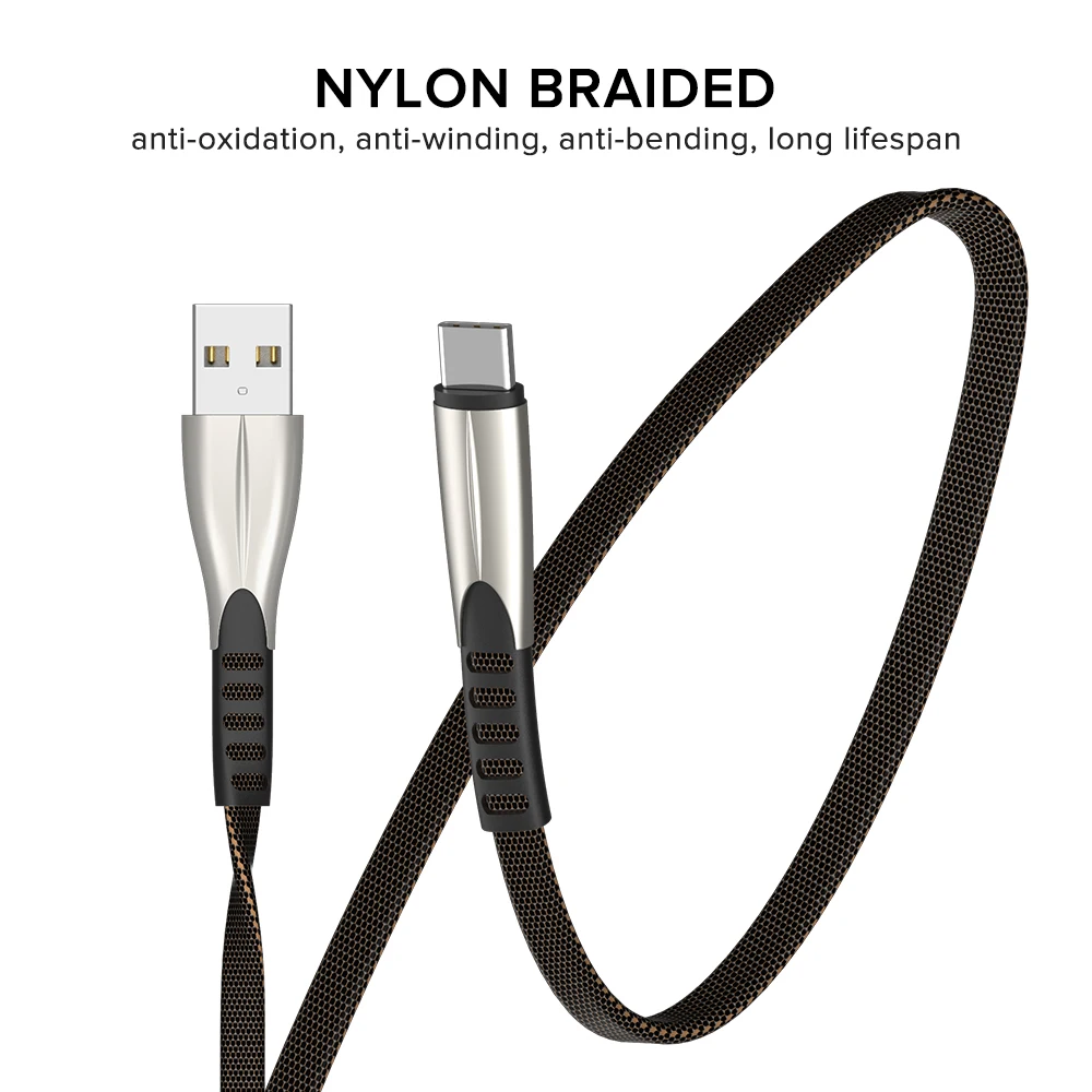 1 м type-C USB кабель для быстрой зарядки samsung Xiaomi Android Синхронизация данных USBC шнур