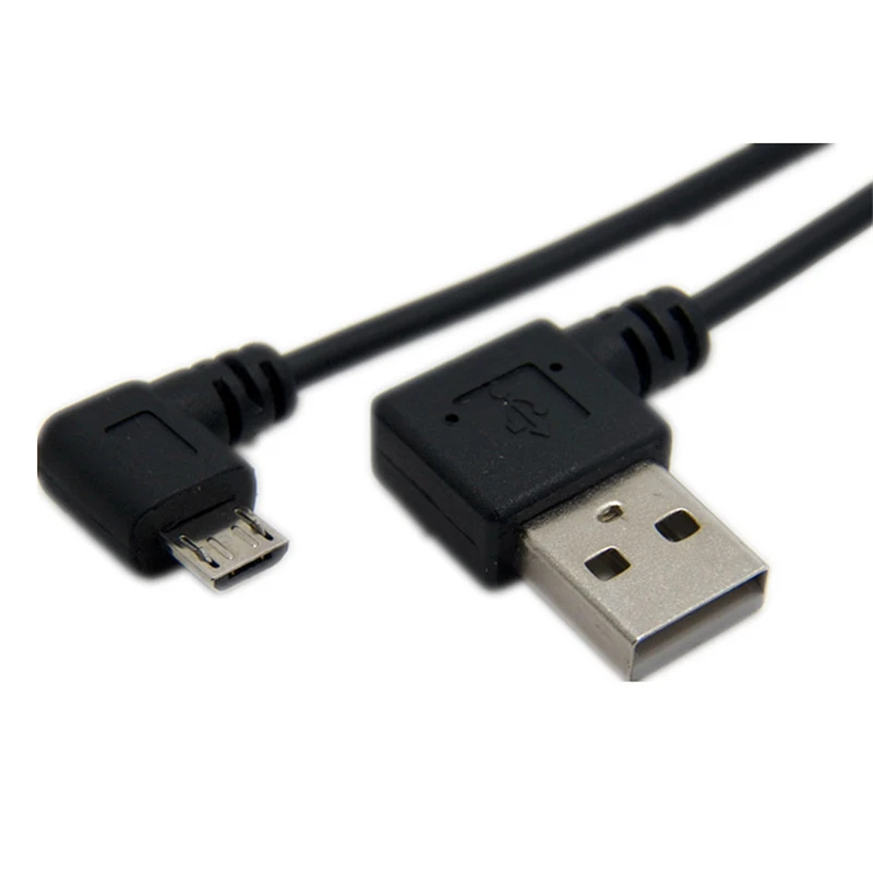 Кабель с разъемом micro usb 90 градусов под прямым углом и левым/правым | Электроника