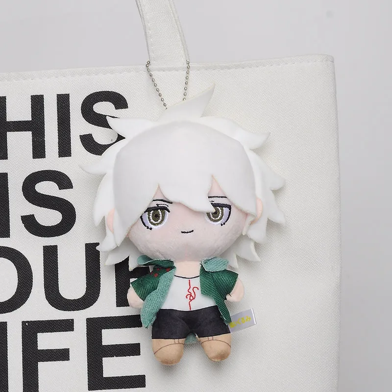 15cm Anime Danganronpa Nagito Komaeda Plush Dolls Keychain Cartoon Figure Bag Pendant Stuffed Toys Children Christmas Gifts - купить по
