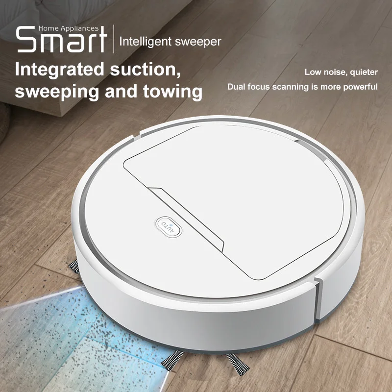 Suction Type Intelligent Sweeping Robot Lazy Household Automatic Cleaning Machine Portable Vacuum Cleaner Accessories | Дом и сад