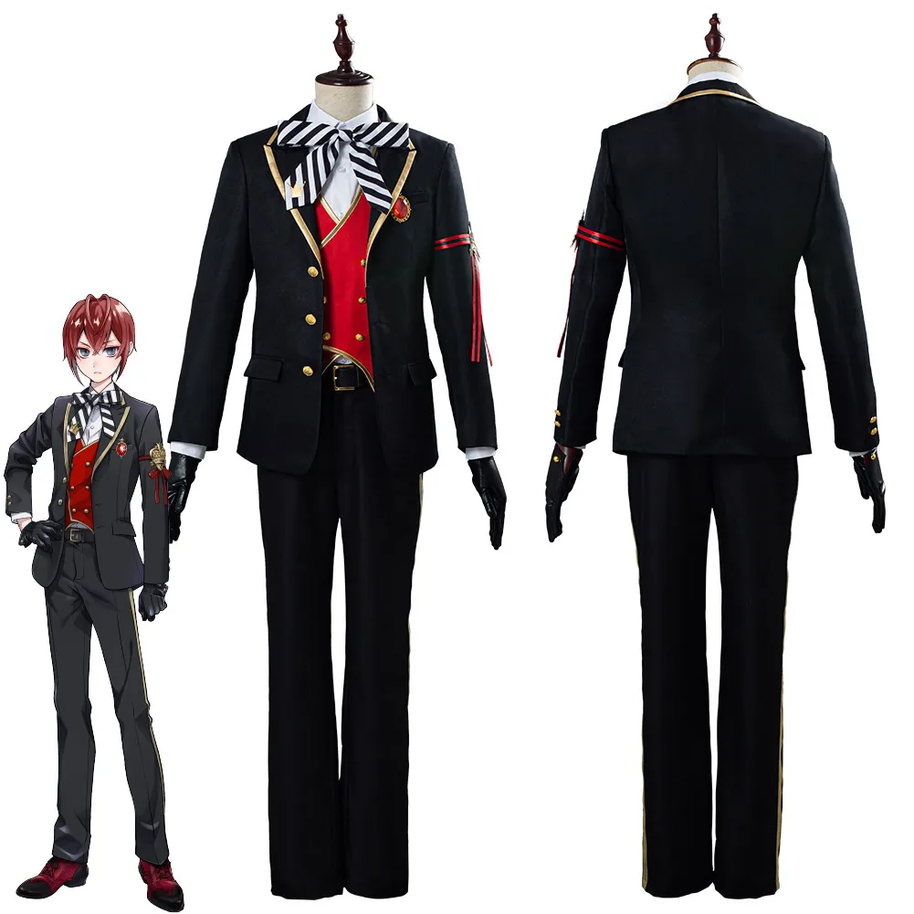 

Twisted Wonderland Riddle/Trey/Deuce/Cater/Ace Cosplay Costume Adult Uniform Outfit Halloween Carnival Costume