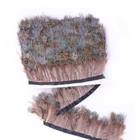 10 yard lot nature pheasant feathers trims 2 5 3inch 6 7cm feathers for crafts wedding dancers celebration plumes plumas
