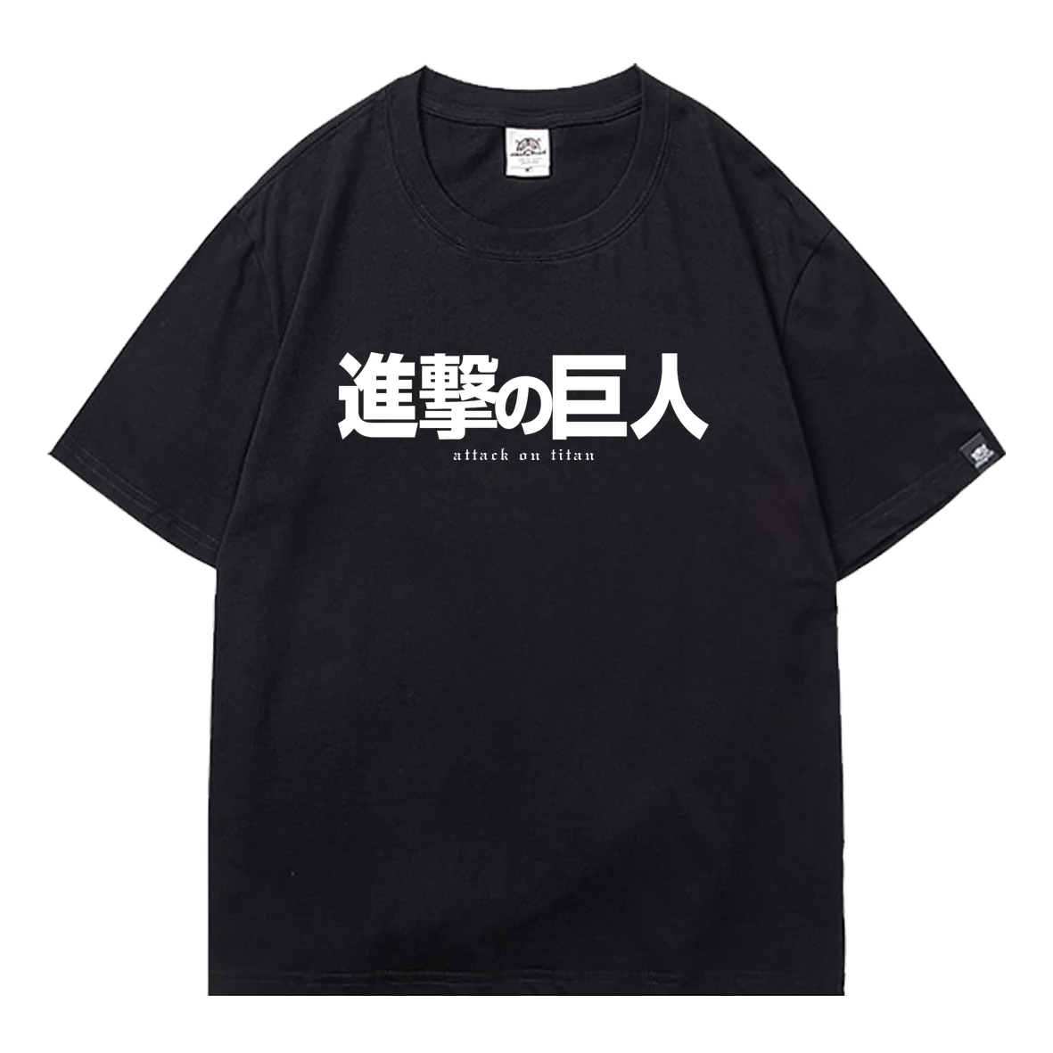 

Attack on Giant Anime Print T Shirt Investigating Corps Levi Ackerman Short Sleeve Top Japan TVshow Oversized T-Shirt