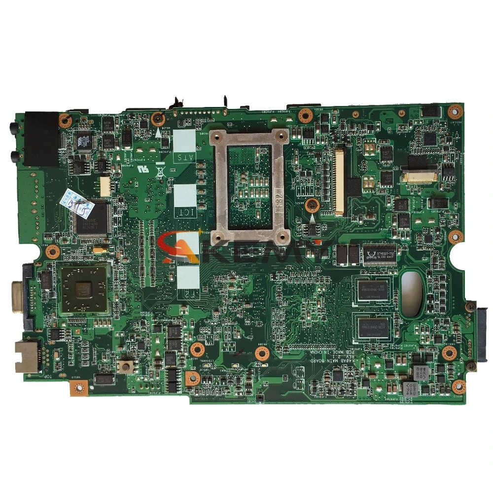 Бесплатный процессор! Материнская плата REV 1 3/2 для ноутбука Asus K50AB K50AF K50AD X5DAf X5DAD