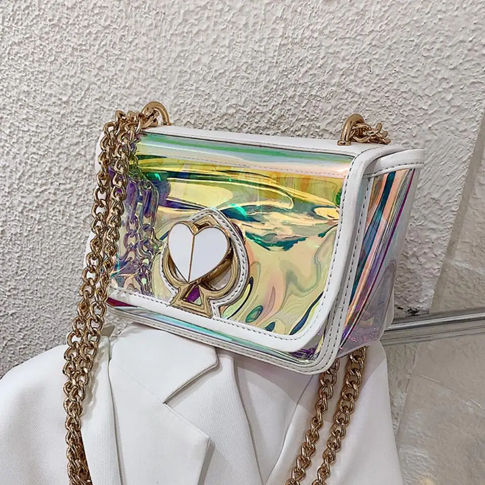 Прозрачная квадратная сумка через плечо новинка 2020 Высококачественная женская